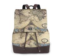 cchgnm Ancient Map World Globe Print Elegant Lightweight Women'S Backpack Is Suitable For Various Occasions Such As Work,Travel,And Dates.