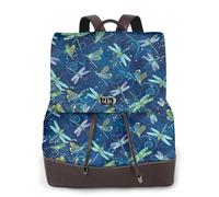 cchgnm Blue Dragonfly Print Elegant Lightweight Women'S Backpack Is Suitable For Various Occasions Such As Work,Travel,And Dates.