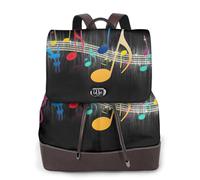 cchgnm Colorful Musical Note Print Elegant Lightweight Women'S Backpack Is Suitable For Various Occasions Such As Work,Travel,And Dates.