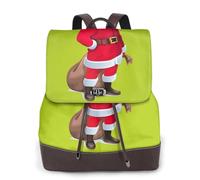 cchgnm Cute Santa Claus Print Elegant Lightweight Women'S Backpack Is Suitable For Various Occasions Such As Work,Travel,And Dates.