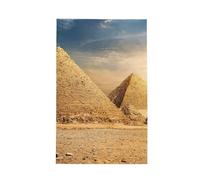cchgnm Egyptian Pyramid In Desert Print Waffle Kitchen Towels,Multi-Functional Cleaning Towels,Dishcloths,Tea Towels.