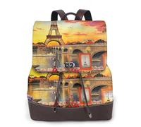 cchgnm Eiffel Tower Paris Print Elegant Lightweight Women'S Backpack Is Suitable For Various Occasions Such As Work,Travel,And Dates.