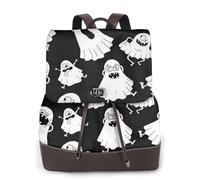 cchgnm Funny White Ghost Print Elegant Lightweight Women'S Backpack Is Suitable For Various Occasions Such As Work,Travel,And Dates.