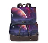 cchgnm Galaxy Moon Space Print Elegant Lightweight Women'S Backpack Is Suitable For Various Occasions Such As Work,Travel,And Dates.