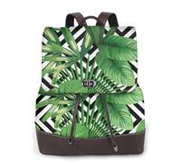 cchgnm Green Leaves Of Palm Tree Tropical Plant Print Elegant Lightweight Women'S Backpack Is Suitable For Various Occasions Such As Work,Travel,And Dates.