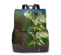 cchgnm Green Lizard Print Elegant Lightweight Women'S Backpack Is Suitable For Various Occasions Such As Work,Travel,And Dates.