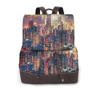 cchgnm Hong Kong Print Elegant Lightweight Women'S Backpack Is Suitable For Various Occasions Such As Work,Travel,And Dates.