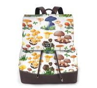 cchgnm Japanese Painting Mushroom Print Elegant Lightweight Women'S Backpack Is Suitable For Various Occasions Such As Work,Travel,And Dates.