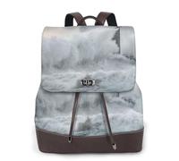 cchgnm Lighthouse In Storm Print Elegant Lightweight Women'S Backpack Is Suitable For Various Occasions Such As Work,Travel,And Dates.