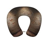 cchgnm Lights Hit The Brick Wall Print Travel Pillow,Memory Foam Neck Pillow,Portable Pillow For Hotels,Camping,Side Sleepers And Back Sleepers