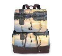 cchgnm London Eye Print Elegant Lightweight Women'S Backpack Is Suitable For Various Occasions Such As Work,Travel,And Dates.