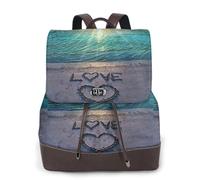 cchgnm Love Beach Print Elegant Lightweight Women'S Backpack Is Suitable For Various Occasions Such As Work,Travel,And Dates.