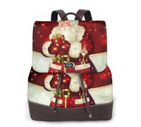 cchgnm Merry Christmas Santa Claus Print Elegant Lightweight Women'S Backpack Is Suitable For Various Occasions Such As Work,Travel,And Dates.