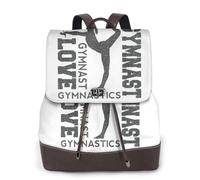 cchgnm New Love Gymnastics Print Elegant Lightweight Women'S Backpack Is Suitable For Various Occasions Such As Work,Travel,And Dates.