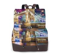 cchgnm Night London Tower Bridge Print Elegant Lightweight Women'S Backpack Is Suitable For Various Occasions Such As Work,Travel,And Dates.