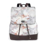 cchgnm Rose Gold Marble Print Elegant Lightweight Women'S Backpack Is Suitable For Various Occasions Such As Work,Travel,And Dates.
