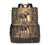 cchgnm Sculpture Elephant Print Elegant Lightweight Women'S Backpack Is Suitable For Various Occasions Such As Work,Travel,And Dates.