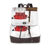 cchgnm Sign Snowman Print Elegant Lightweight Women'S Backpack Is Suitable For Various Occasions Such As Work,Travel,And Dates.