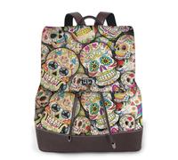 cchgnm Skull Print Elegant Lightweight Women'S Backpack Is Suitable For Various Occasions Such As Work,Travel,And Dates.