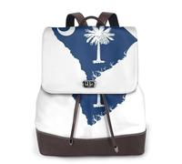 cchgnm South Carolina Flag Map Print Elegant Lightweight Women'S Backpack Is Suitable For Various Occasions Such As Work,Travel,And Dates.