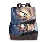 cchgnm Space Galaxy With Telescope Print Elegant Lightweight Women'S Backpack Is Suitable For Various Occasions Such As Work,Travel,And Dates.