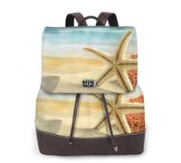 cchgnm Starfish And Coral On Beach Print Elegant Lightweight Women'S Backpack Is Suitable For Various Occasions Such As Work,Travel,And Dates.