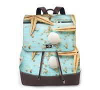 cchgnm Starfish And Shells Print Elegant Lightweight Women'S Backpack Is Suitable For Various Occasions Such As Work,Travel,And Dates.