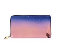 cchgnm The Old Hollywood Print Classic Leather Long Clutch Wallet,Stylish Men'Sand Women's Wallet with Zipper and Multiple Card Slots.