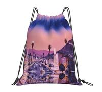 cchgnm The Old Hollywood Print Lightweight And Foldable Drawstring Gym Bag,Multi-Functional Sports Yoga Travel Storage Bag