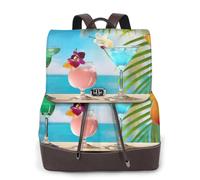 cchgnm Tropical Cocktails Print Elegant Lightweight Women'S Backpack Is Suitable For Various Occasions Such As Work,Travel,And Dates.
