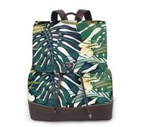 cchgnm Tropical Summer Hawaiian Flower Palm Leaves Print Elegant Lightweight Women'S Backpack Is Suitable For Various Occasions Such As Work,Travel,And Dates.