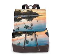 cchgnm Tropical Sunset Print Elegant Lightweight Women'S Backpack Is Suitable For Various Occasions Such As Work,Travel,And Dates.