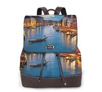 cchgnm Venice Night Print Elegant Lightweight Women'S Backpack Is Suitable For Various Occasions Such As Work,Travel,And Dates.