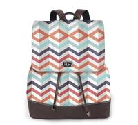 cchgnm Zig Zag Lines Print Elegant Lightweight Women'S Backpack Is Suitable For Various Occasions Such As Work,Travel,And Dates.