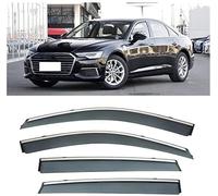 cchhHUAc Wind Deflectors for Audi A6 2016-2021, Door Rain Deflectors/Rain Smoke Sun Bug Deflector/Auto Accessories