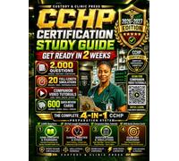CCHP Certification Study Guide 2026-2027: Get Ready in 2 Weeks: 4-in-1 CCHP Prep with 2,000 Practice Questions, 20 Full-Length Exams, 20 Video Tutorials & 600 Flashcards