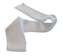 ccHuDE 100 Pcs Clear Plastic Neck Tie Bags Long Flat Tie Pouches Transparent Tie Wrapping Pouch Single Flower Packaging Bags for Gifts