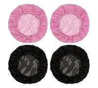 ccHuDE 4 Pcs Mesh Sleep Hair Caps Sleeping Hair Net Caps Night Head Covers Night Time Sleep Caps Soft Hair Sleep Bonnets Hair Wrap Covers Hair Protection Nets for Women Men