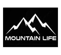 CCI Mountain Life Wanderlust Decal Vinyl Sticker|Cars Trucks Vans Walls Laptop| White |7.5 x 4 in|CCI1287