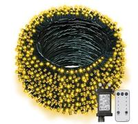 CCILAND Christmas Tree Lights Outdoor, 40M 400 LED String Lights Mains Powered with Remote Timer 8 Modes Fairy Lights Waterproof for Garden Patio Porch Party Decorations (Warm White)