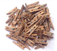 CCINEE 150 PCS Mini Wooden Clothespins,Multi-Function Clothespins Photo Paper Peg Pin Craft Clips for Home School Arts Crafts Decor
