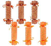 CCINEE 24 Packs Thanksgiving Gift Treat Boxes, Fall Maple Pumpkins Golden Candy Paper Gift Boxes No Snap Thanksgiving Party Table Favors Holiday Dinner Decoration Gift Box