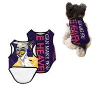 Ccipotatoo Anime Hazbin Hotel Dog Costume Pet Clothes Cat Cosplay Outfits Funny Dog Vest with Alastor/Angel Dust Print Pet Suit to Small to Large Dog Cat (Adam The Exorcist, 3XL)