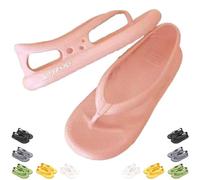 Ccipotatoo Sandals, Summer Unisex Comfort Walking Flip Flops, Thick-soled Non-slip Bazuo Slides (Pink, 36-37)