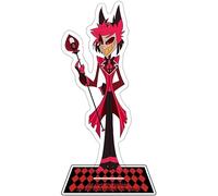 Ccipotatoo Stand Figure Alastor Angel Dust Vox Lucifer Cartoon Anime Acrylic Figures Standing Model Hazbin Hotel Merch Desktop Decoration 16cm (Typ2)