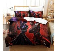 CCIZFMQ 3D Printing Female Sorceress Duvet Cover with Pillow Cases Male Gunslinger Hidden Zipper For Teen Men Soft Lightweight Quilt Cover Bedroom Dorm Decor Super King（260x220cm）