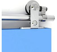 CCJH 167CM/5.5FT Sliding Barn Door Hardware Kit Track Roller Closet Rail Accessory Stainless Steel
