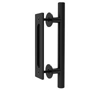 CCJH 30cm Sliding Door Handle Barn Modern Black