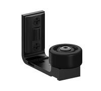 CCJH Adjustable Floor Guide Wall/Door Bottom Guide Sliding Barn Door Guide Hardware Black Ney Style