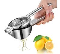 CCKO Lemon Squeezer Stainless Steel Manual Juicers Max Extraction Lemon Lime Squeezer Heavy Duty Citrus Juicer Hand Press Fruit Juicer